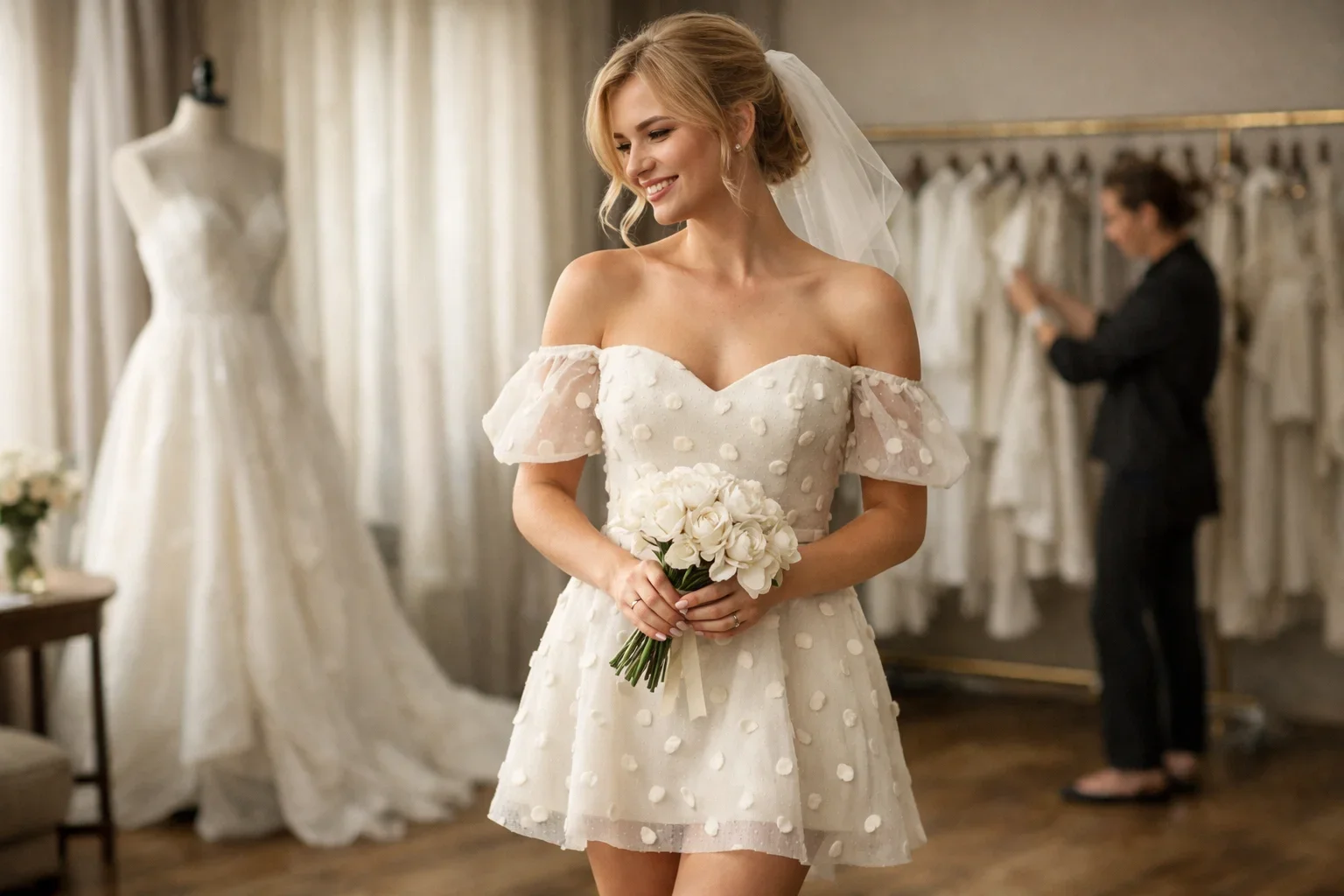 AI-generated representative image for: Considered: CFDA/Vogue Fashion Fund Spotlights Sustainable Innovation in Bridalwear