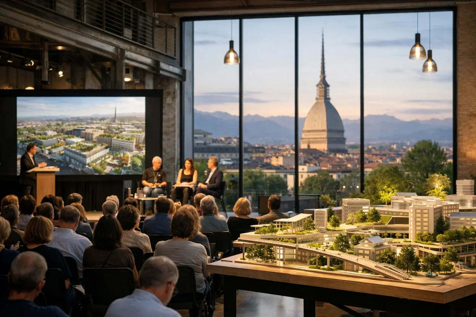 AI-generated representative image for: Considered: Utopian Hours Festival Marks a Decade of Rethinking Cities in Turin